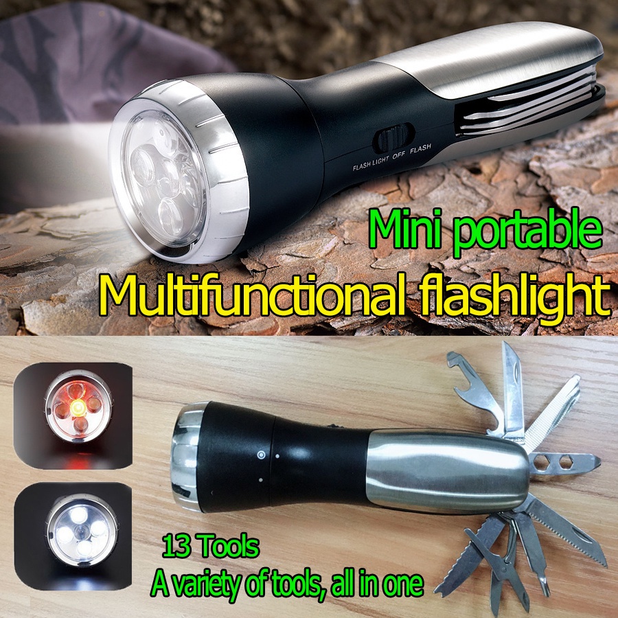 Đèn Pin LED Cảnh Báo An Toàn Khẩn Cấp Đa Năng Sáng Tạo Cho Hoạt Động Ngoài Trời