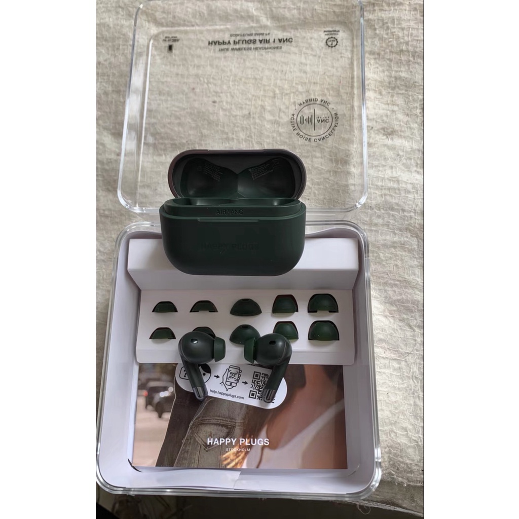 Tai nghe không dây Happy plugs 1 anc chính hãng của Thụy Điển full box mới 100% nhé
