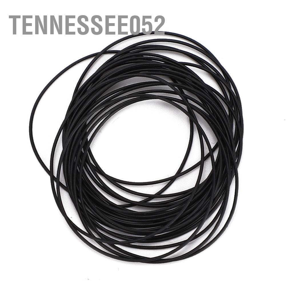 Tennessee052 Đồng hồ 16mm-34mm Vòng đệm cao su O Ring Mặt sau niêm phong Phụ tùng (0 5mm 0 6mm)