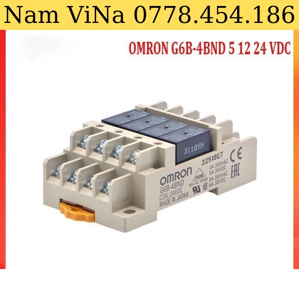 [Xuất vat] Rơ le relay G6B-4BND DC24 DC12 DC5 . G6B 4BND