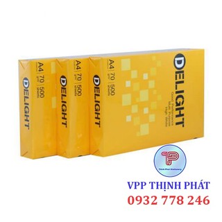 [1 THÙNG 5 REAM] Giấy A4 DELIGHT định lượng 70gsm