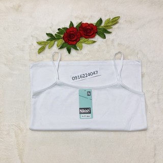Áo lá học sinh cotton dài, áo lót nữ hai dây đủ size