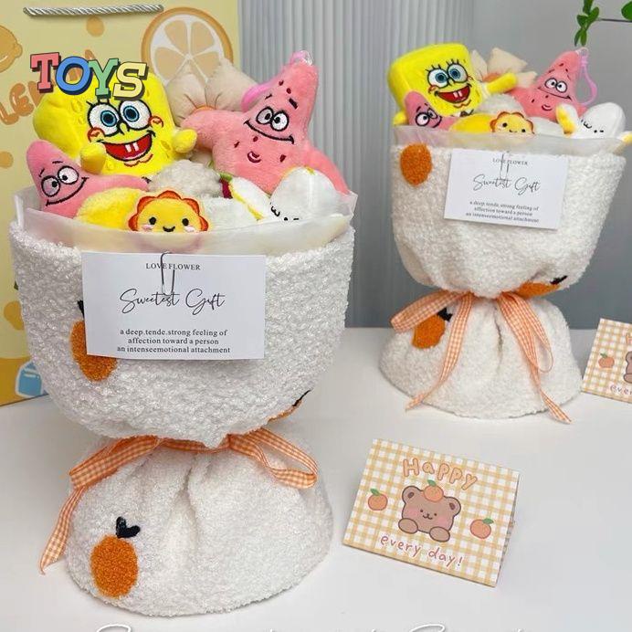 Bó Hoa Kirby Nhồi Bông Dễ Thương Dùng Làm Quà Tặng Cho Bạn Gái