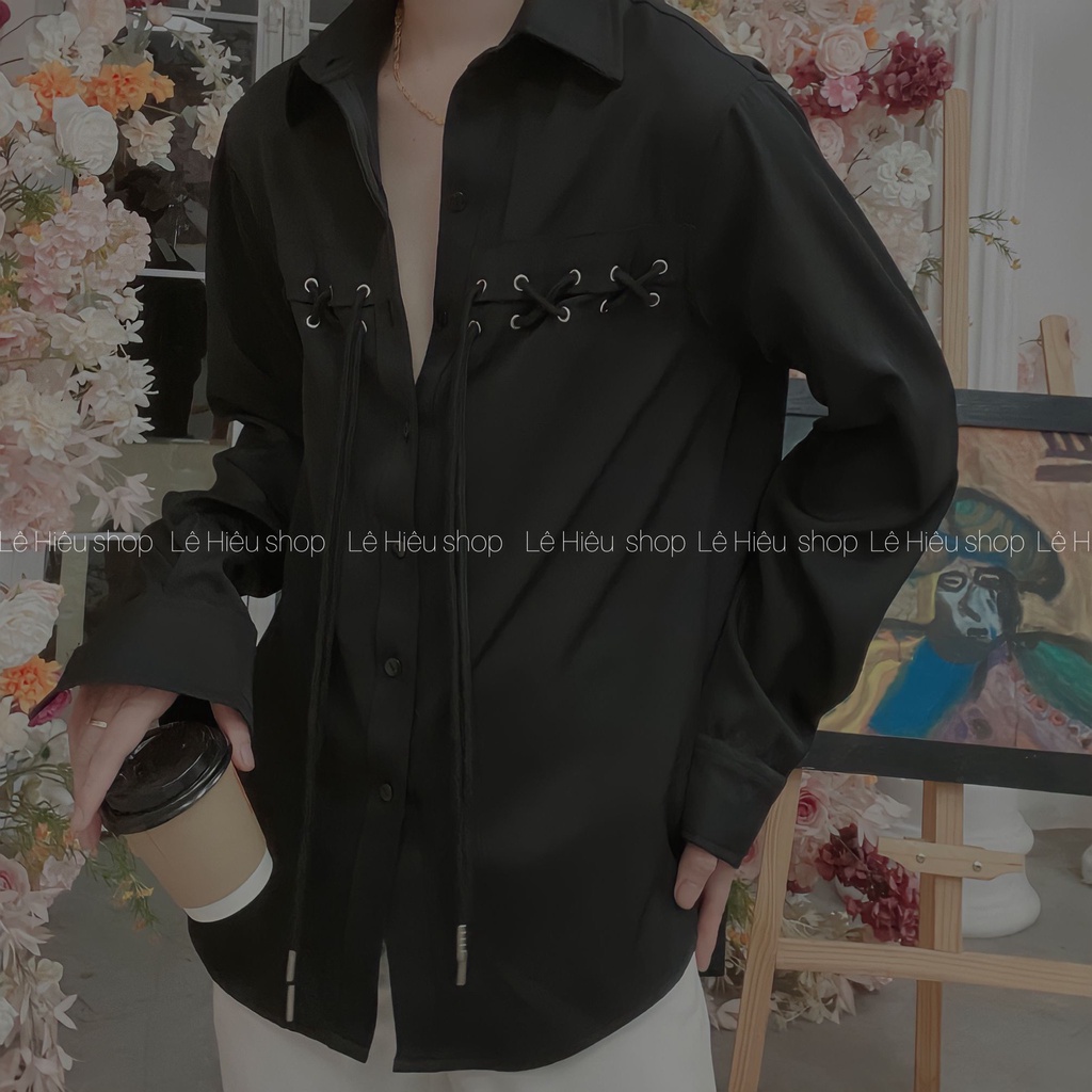 Áo sơmi nam hàn quốc from rộng s234 đẹp