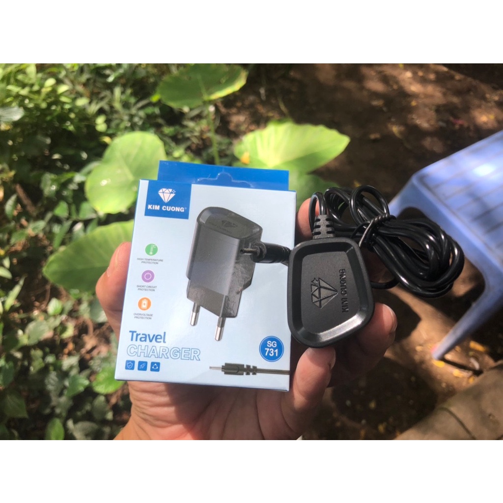 Sạc Nokia Chân Kim , Sạc Liền dây Kim Cương SG-730 6101 chui nhỏ