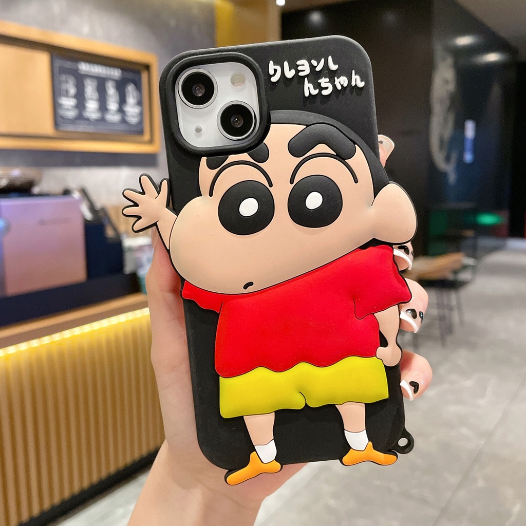 Ốp Điện Thoại Silicon Hình xiaoxin 3D Cho iphone 14 13 12 11 pro x xr xs max 6 6s 7 8 plus se 2020