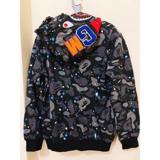 Áo khoác jacket Bape phát sáng galaxy