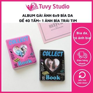 Album ảnh mini đựng 36, 41, 65 ảnh 6x9, lomo card, binder đựng card, bìa nhựa hoặc bìa vải tại Tú Vy Studio