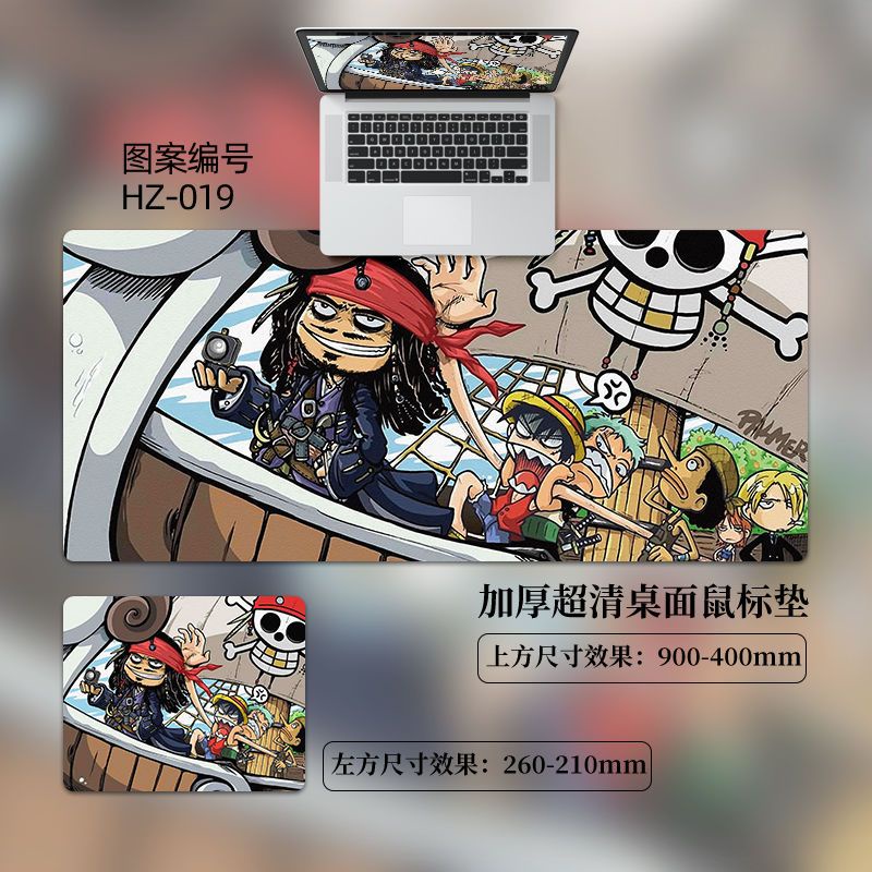 Tấm Lót Chuột Máy Tính In Hình Nhân Vật Nami Zoro Sanji Ace Trong One Piece