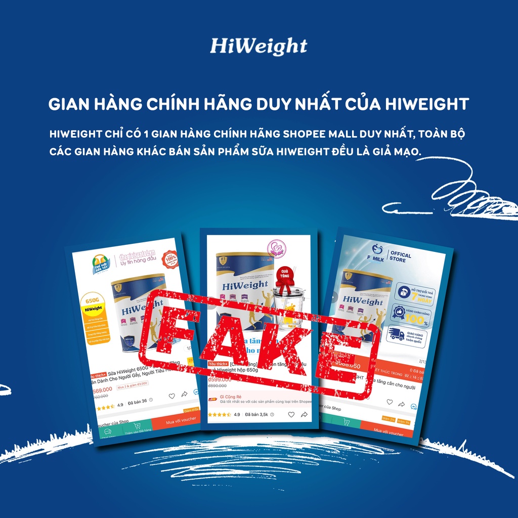 Mua 5 tặng 2, Sữa non HiWeight hỗ trợ tăng cân dành cho người gầy