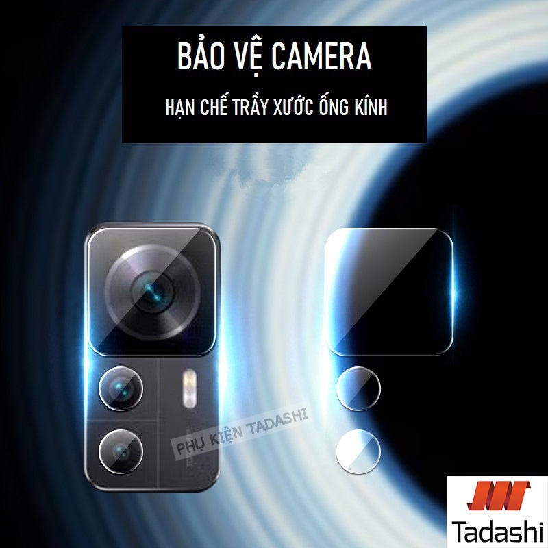 Miếng Dán Bảo Vệ Camera Xiaomi 12/ 12X/ 12S, Xiaomi 12T/ Xiaomi 12T Pro, K50/ K50 Gaming Trong Suốt, Chống Trầy Xước.