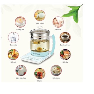 Ấm điện đa năng rapido rmk0818-s