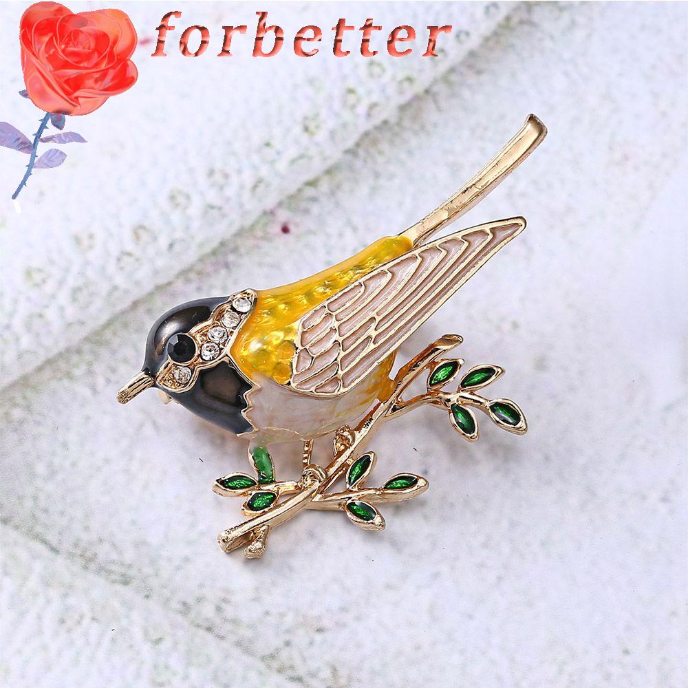 Trâm cài áo hình chú chim đính đá dễ thương và thời trang cho nữ