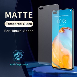 Huawei Nova P40 P30 Lite P20 Pro Honor 8X Nova 8i 7i 7 SE 5T 3i 3 Y5P Y6P Y6s Y7a Y7P Y7 Pro 2019 Y9 2019 Y9 Prime 2019 Y9s Kính Cường Lực Mờ Bảo Vệ Toàn Màn Hình