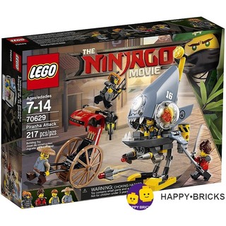 [HAPPY•BRICKS] LEGO NINJAGO - 70629 - CUỘC TẤN CÔNG CỦA ROBOT CÁ PIRANHA  - PIRANHA ATTACK