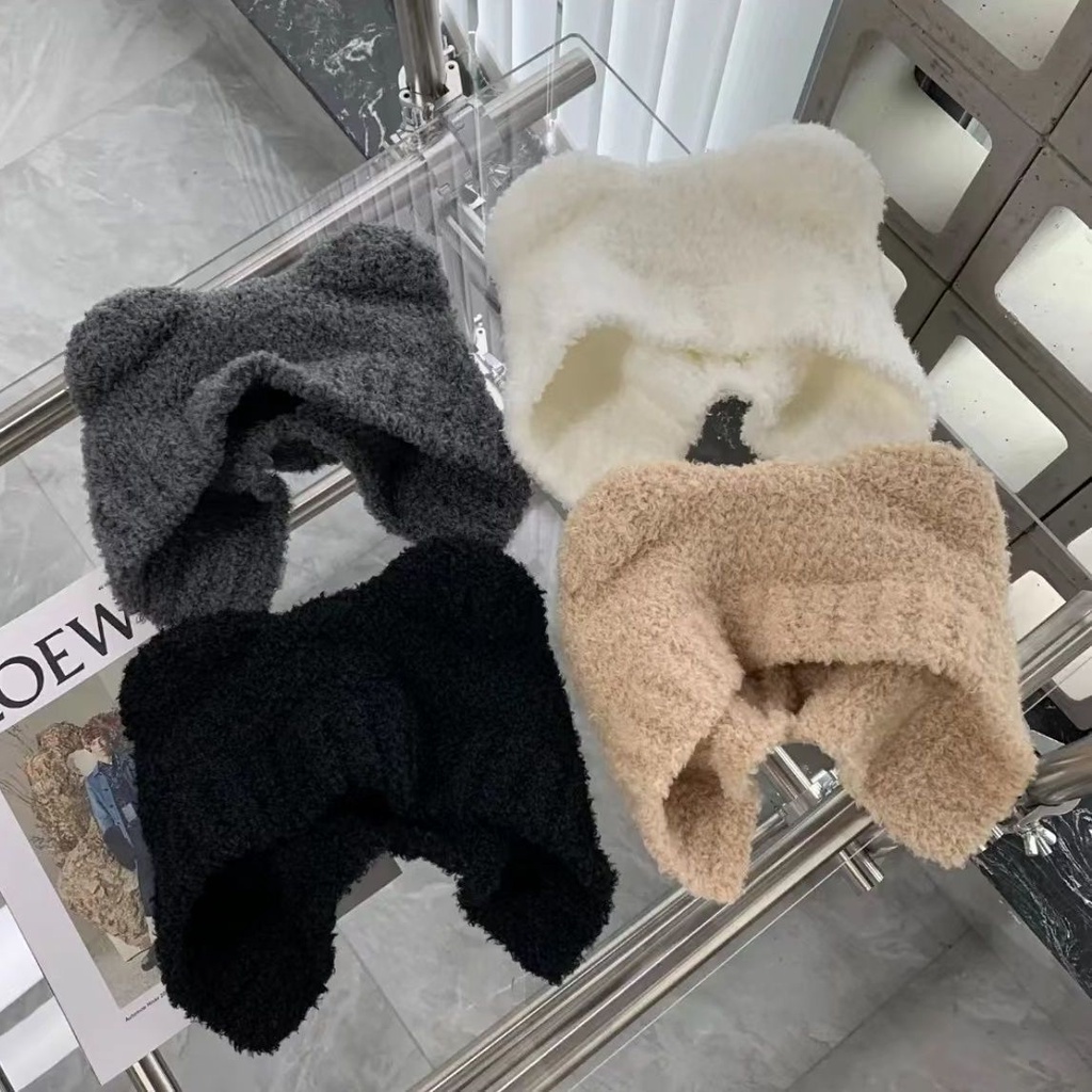 Hàng Mới Về Mũ Lông Tai Gấu Dễ Thương Cho Bé