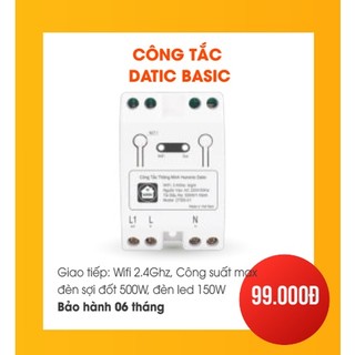 Công tắc Hunonic Wifi Datic Basic mini