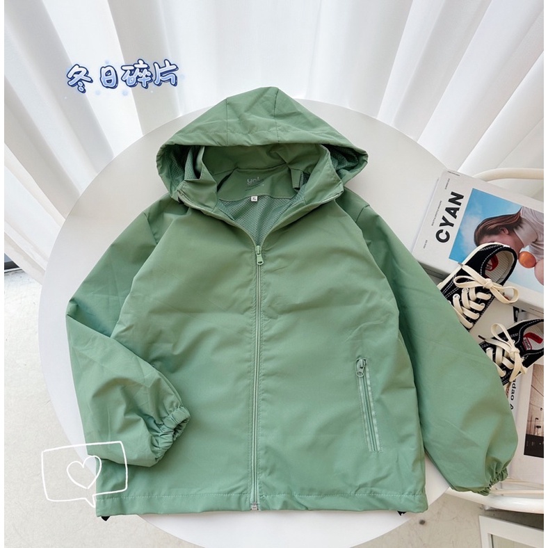 Áo gió cho bé trai gái