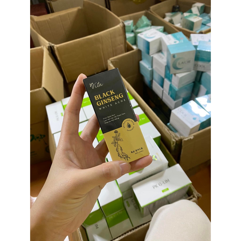 Tinh chất mụn VITA Black Ginseng Dr.Lacir