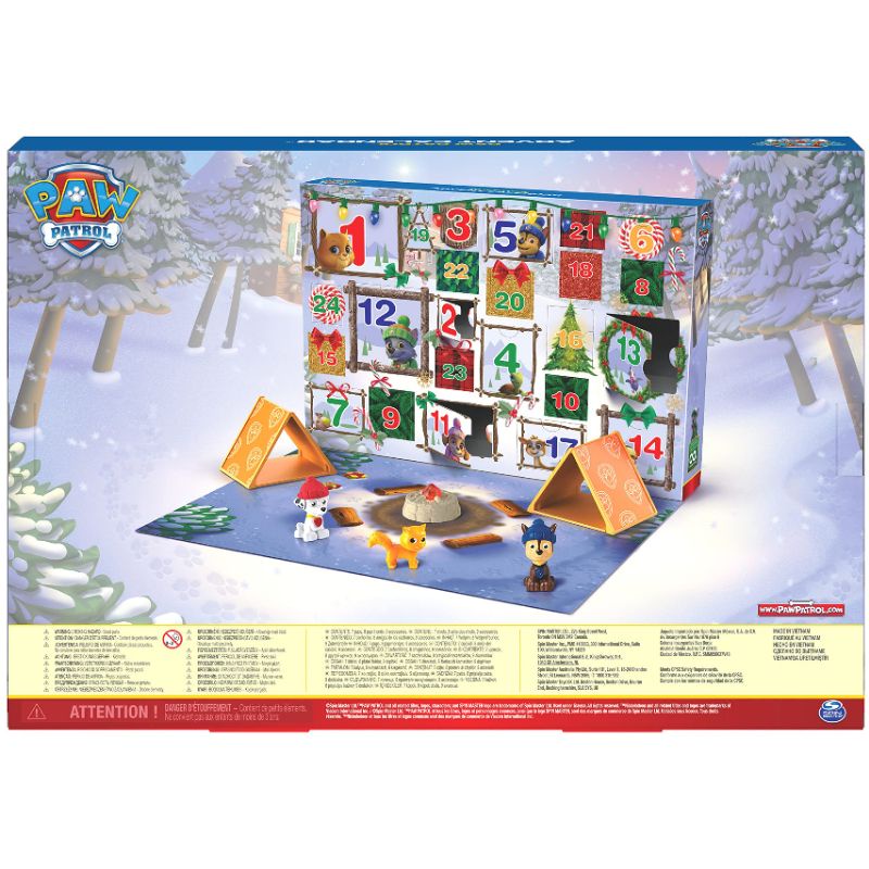 Đồ Chơi Hộp Quà Lịch PAW Patrol 2022 Advent Calendar