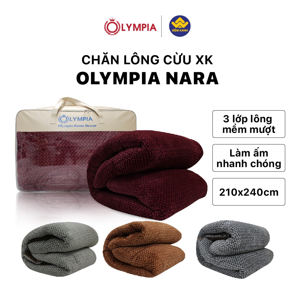 Chăn lông cừu Olympia Nara xuất Nhật