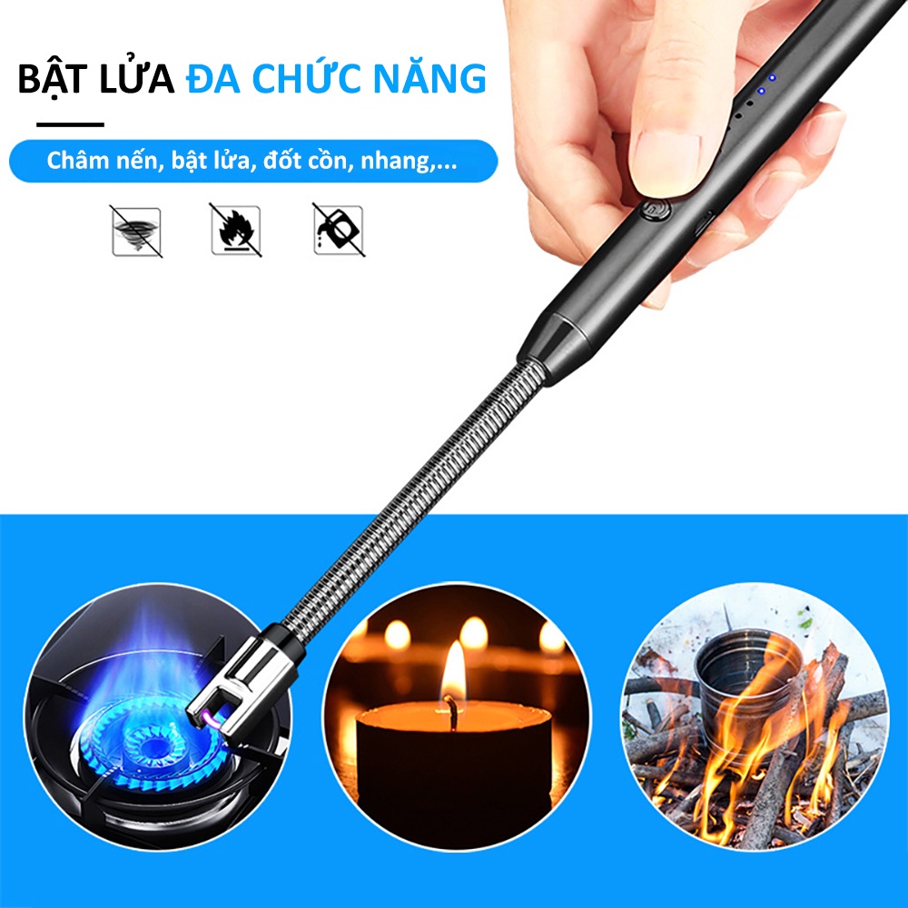 Dụng Cụ Thắp Nến Thơm 2023 Sạc USB Xoay 360 Độ Tiện Lợi Nhiều Mẫu Được Chọn Màu CN4