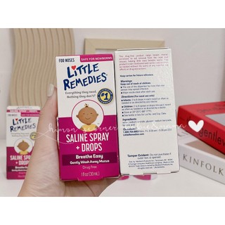Xịt mũi Little Remedies [ Hàng Air ]