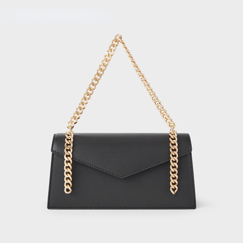 CHARLES and KEITH CK2-50270560 Dây chuyền kim loại đeo một bên vai baguette dưới cánh tay