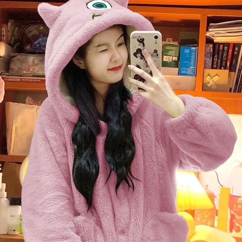 Áo Lông Cute Quái Vật 1 Mắt Màu Hồng Mã 6(ẢNH THẬT CUỐI) | BigBuy360 - bigbuy360.vn