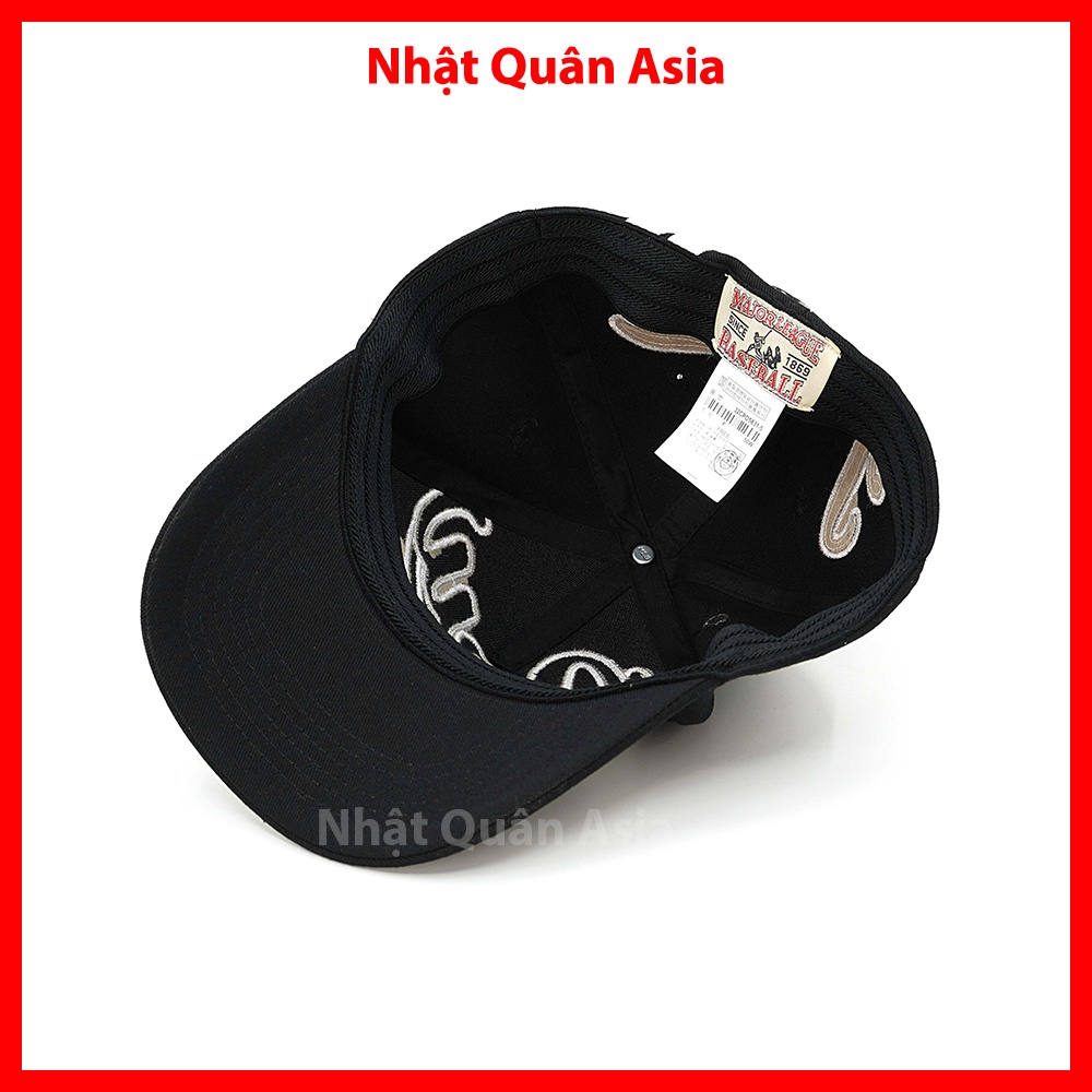 Nón lưỡi trai MLB NY chữ nổi New York bít đuôi cao cấp - Nhật Quân Asia nhatquanasia capman