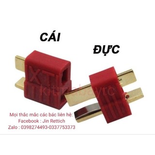 Jack chữ t, giắc t đực - cái