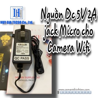 #nguồn #adaptor #camera #wifi đầu micro 5v 2a