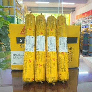 Keo xử lý vết nứt Sika Flex construction AP - Keo chống thấm, chất trám vết nứt, khe nứt mái nhà, tường nhà màu xám