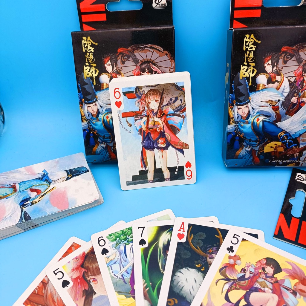 ÂM DƯƠNG SƯ Bộ thẻ bài in hình 54 lá khác nhau