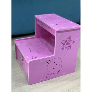 Kệ để chân nail tự tháo lắp đa năng màu hồng - vinaoffice