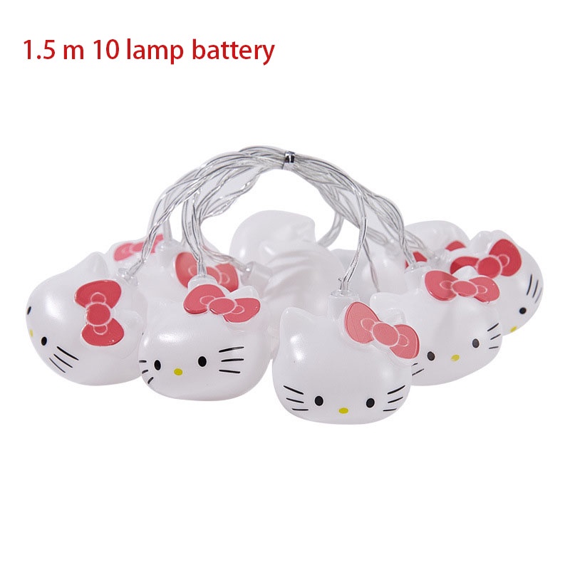 Dây Đèn Trang Trí Phòng Ngủ Hình Hello Kitty