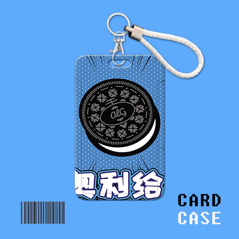 (Cuộc Sống Chất Lượng Cao) Ollie Give Nucleic Acid Làm Việc Thẻ Thực Phẩm Điều Khiển Thực Phẩm Có Dây Móc Khóa Xe Bus