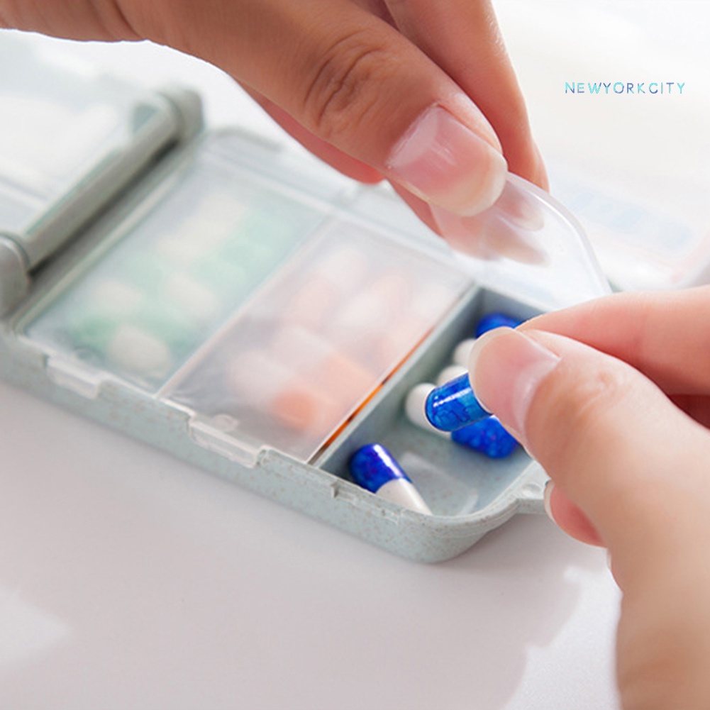 Hộp Đựng Thuốc 3 Tầng Bằng Nhựa Tiện Lợi Du Lịch