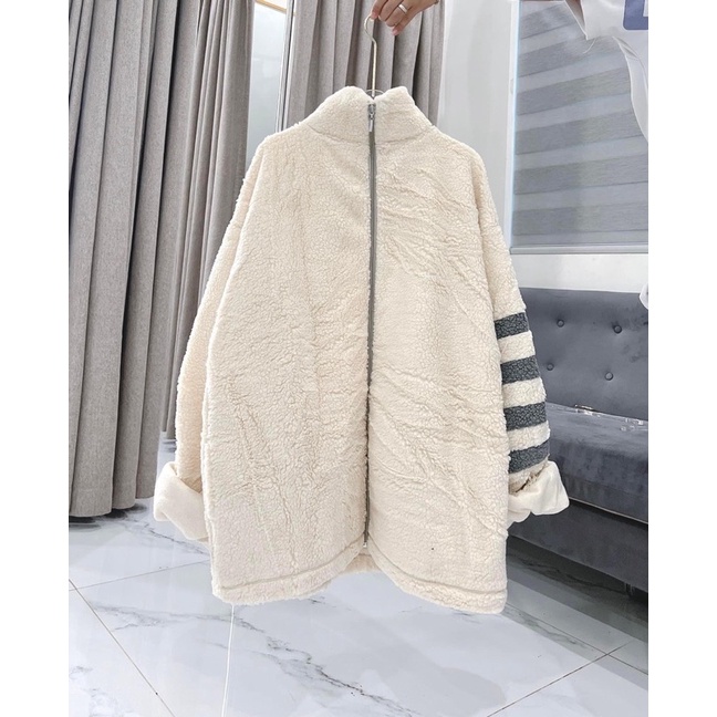 Áo lông 4 vạch tay from to đẹp lông hạt na hàng tại xưởng