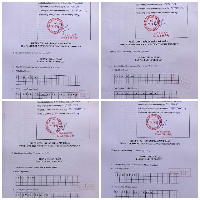 Xà bông Sinh Dược, xà phòng giảm mụn lưng, 100% từ thảo dược thiên nhiên