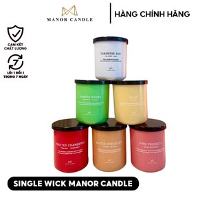 Nến thơm Manor Candle không khói an toàn 120Gram 4oz 1 bấc