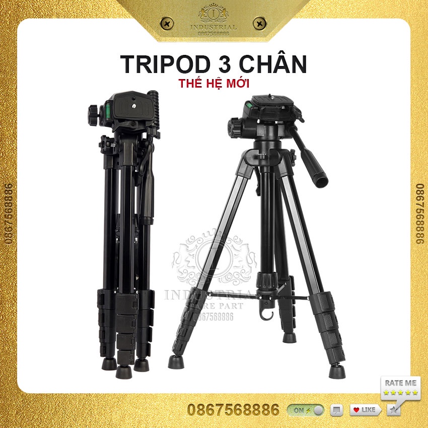 Chân Máy Ảnh Tripod cho DSLR, máy quay, điện thoại, máy chiếu, webcam