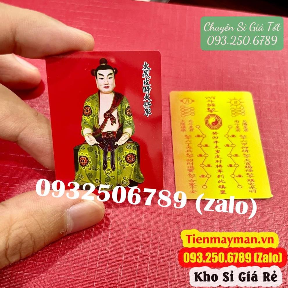 [GIÁ SỈ] Kim Bài Thái Tuế 2023 hoá giải điều khôn may mắn nhét ví [bằng plastic]