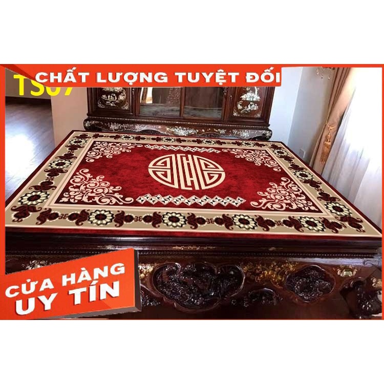 Thảm trải sập, chiếu ngựa, thảm trải sàn 5D, trang trí phòng khách, phòng thờ