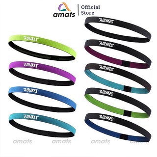 Băng Trán, Băng Đô Tập Gym Thể Hình Nam Nữ Chạy Bộ Thể Thao Headband Aolikes AL2101 Cao Cấp (Bản Nhỏ)
