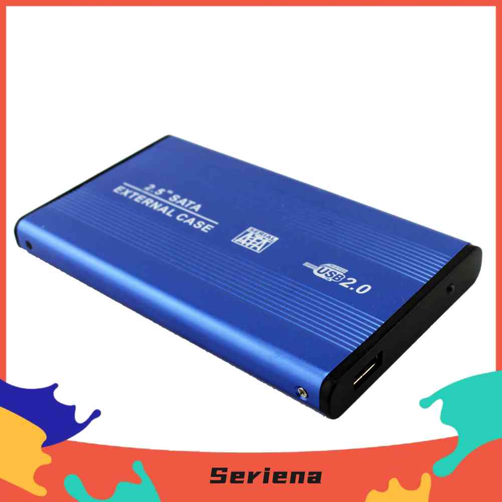 Hộp Đựng Ổ Cứng Ngoài 2.5 Inch USB 2.0 SATA Vỏ Hợp Kim Nhôm