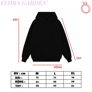 FLR BASIC 22 BLACK HOODIE