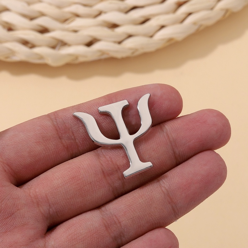 Ghim Cài Áo Kim Loại Hình Tâm Lý Học Psi Sáng Tạo