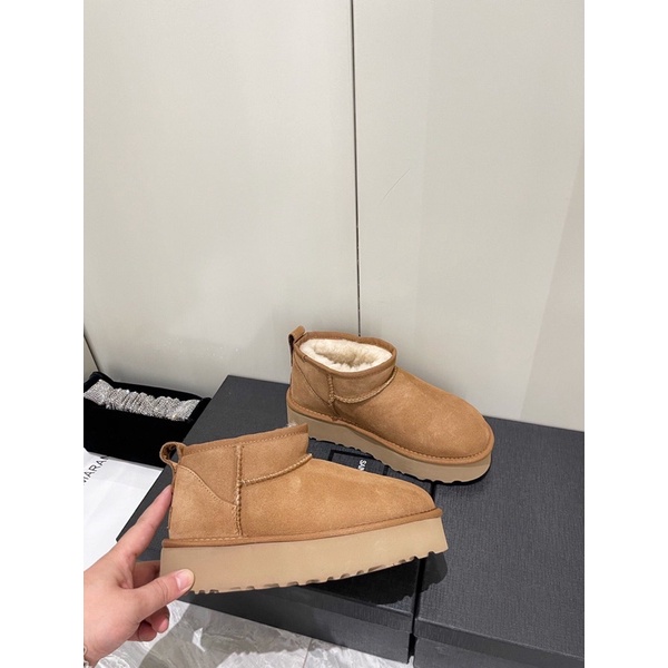 Giày mùa đông cho nữ lót lông ấm áp UGG thời trang cao cấp