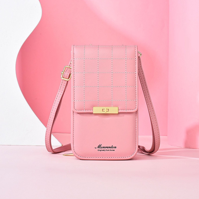 Ielgy Túi Đeo Chéo Đựng Điện Thoại Đa Năng niche Màu Xanh Dương Cho Nữ